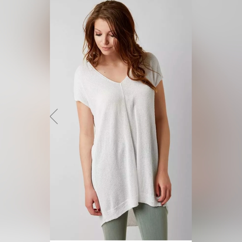Free People • Take It Easy Tunic Top in Ivory NWT